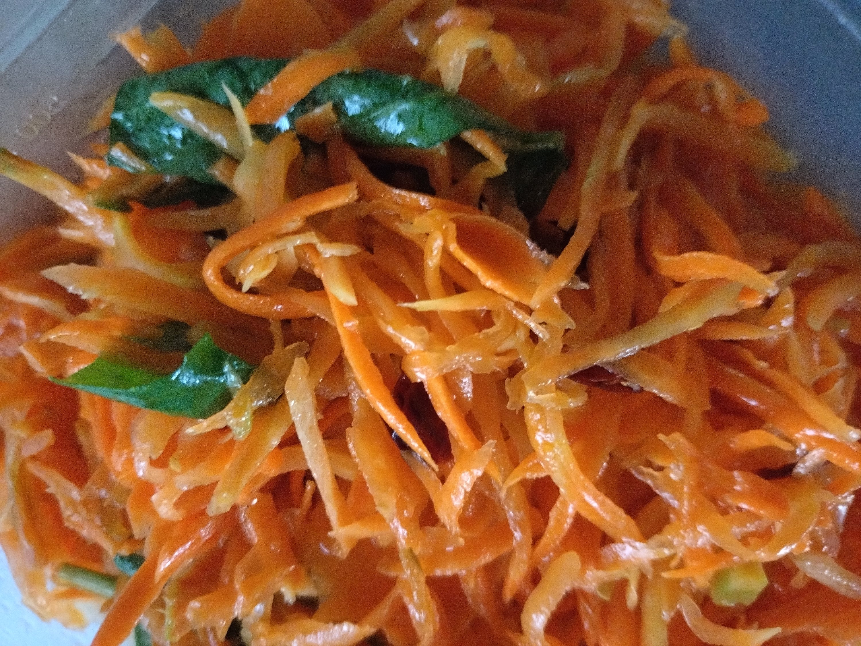 にんじんを少しずつ！